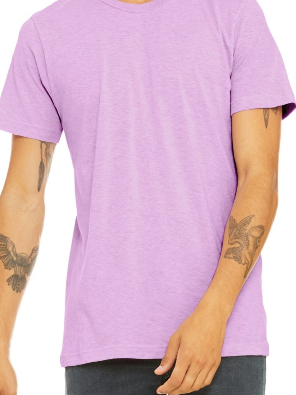 Bella Canvas Heather prism lilac Short Sleeve Crew Neck Tee unisex